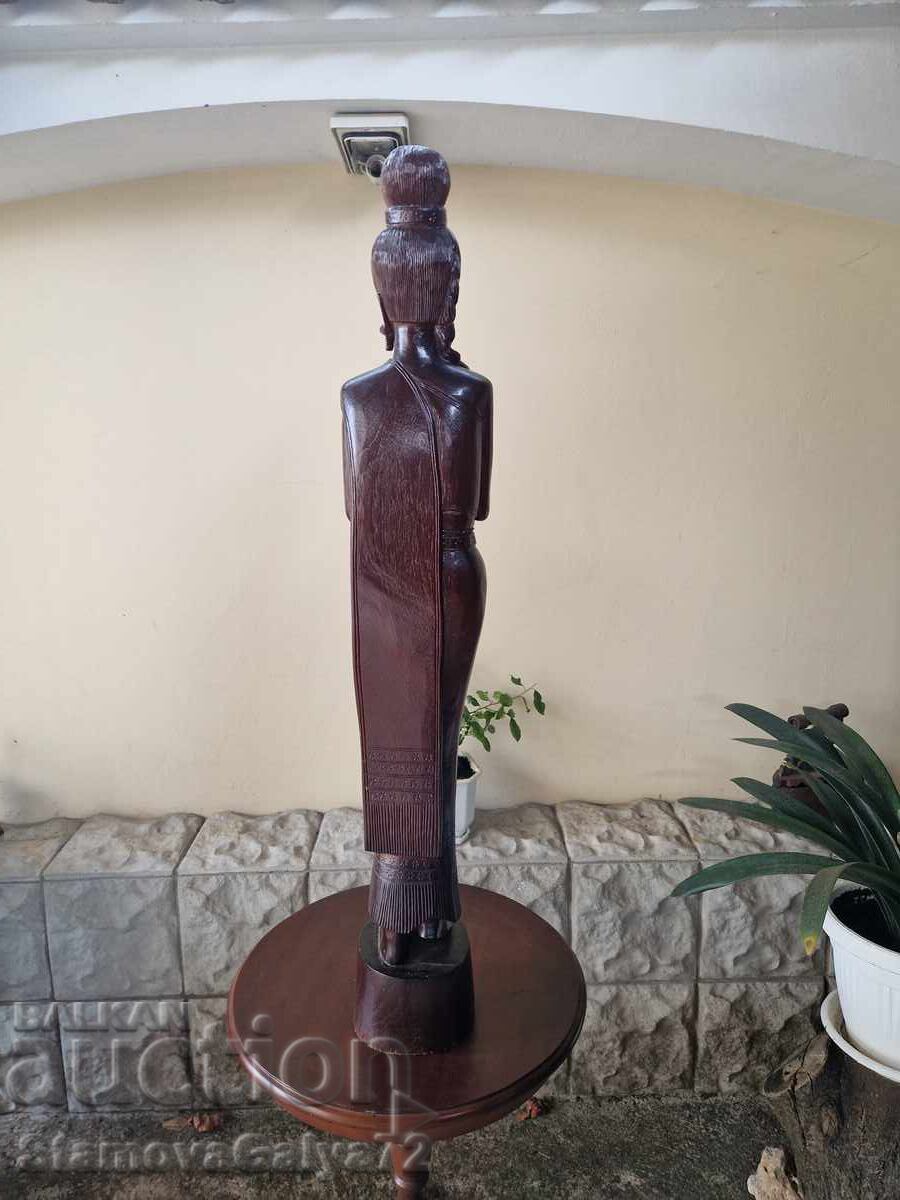 Υπέροχο μεγάλο αντίκα ξύλινο ειδώλιο αγαλματίδιο γλυπτό - 7 Υπέροχο μεγάλο αντίκα ξύλινο ειδώλιο αγαλματίδιο γλυπτό - 7