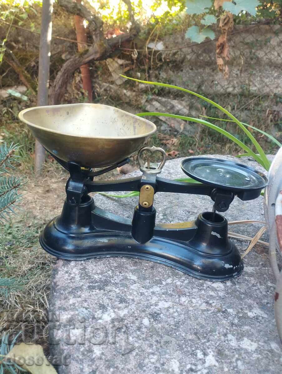 Antique English Scale Height 18 cm / Length 27 cm - 5 Antique English Scale Height 18 cm / Length 27 cm - 5