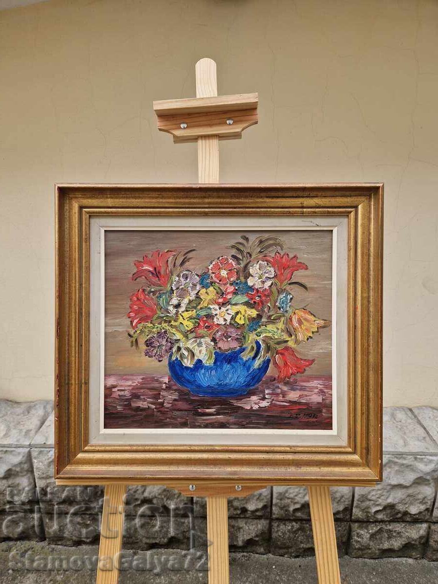 Excellent Antique Dutch Still Life Painting, Oil on Canvas