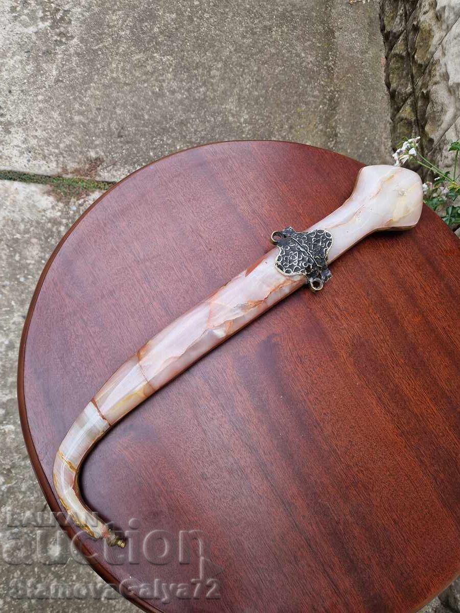 Licitație Cuțit arab superb hanjar kama onix Licitație Cuțit arab superb hanjar kama onix