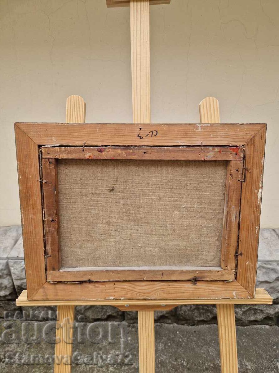 Wonderful, very old Belgian oil painting on canvas - 7