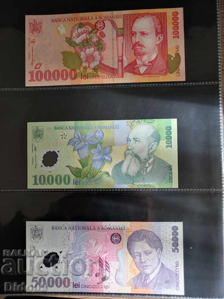 Auction  Lot of Romanian Banknotes