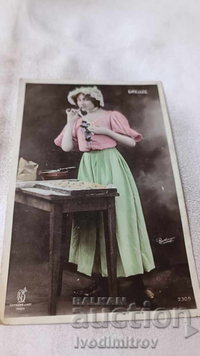 Carte poștală Greuze