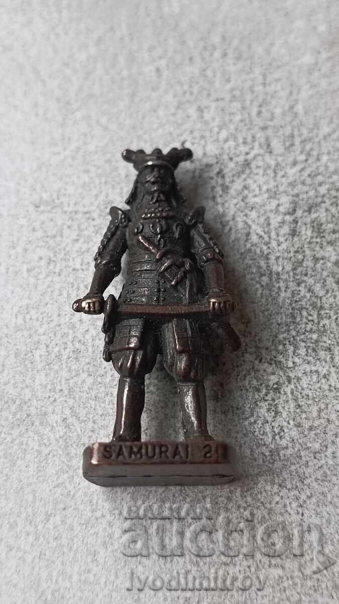 Σαμουράι 2 Σοκολατένιο Αυγό Μεταλλική Φιγούρα