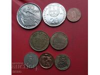 Mixed lot of 8 coins