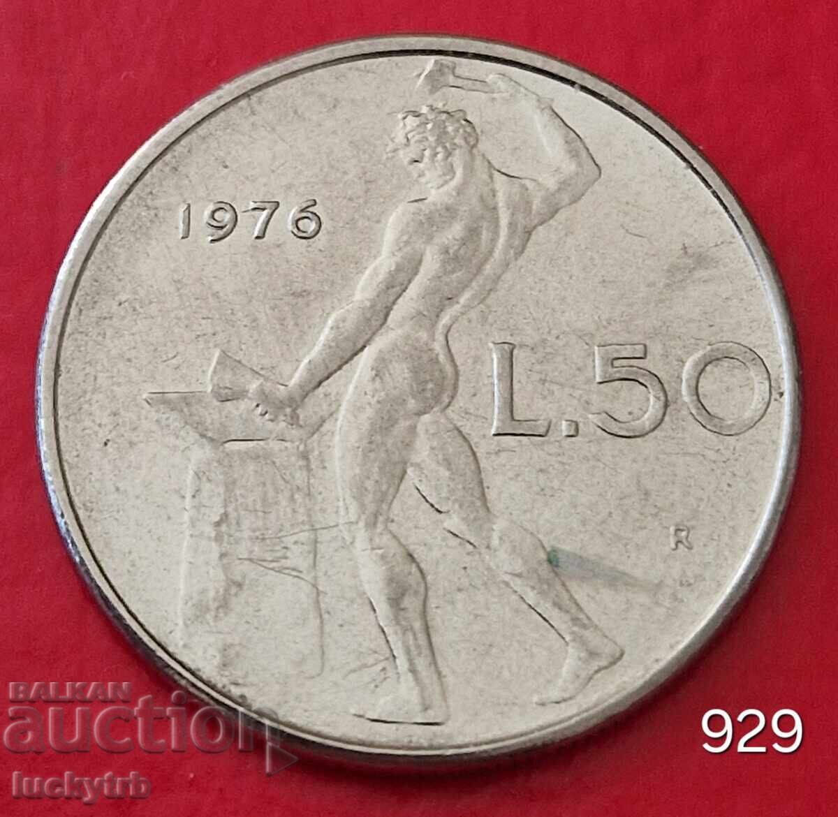 50 λίρες 1976 - Ιταλία 50 λίρες 1976 - Ιταλία