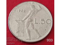 50 lire 1982 - Italia