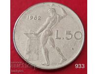 50 lire 1982 - Italia