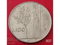 100 λίρες 1971 - Ιταλία