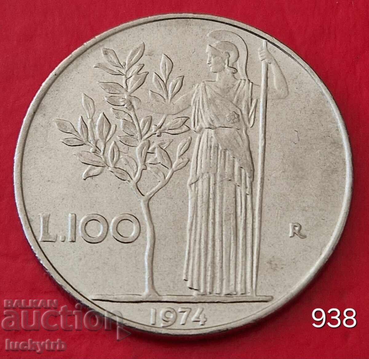 100 lire 1974 - Italia