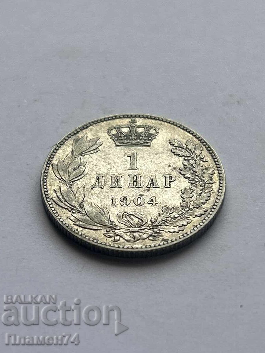 1 Dinar 1904 Serbia 1 Dinar 1904 Serbia