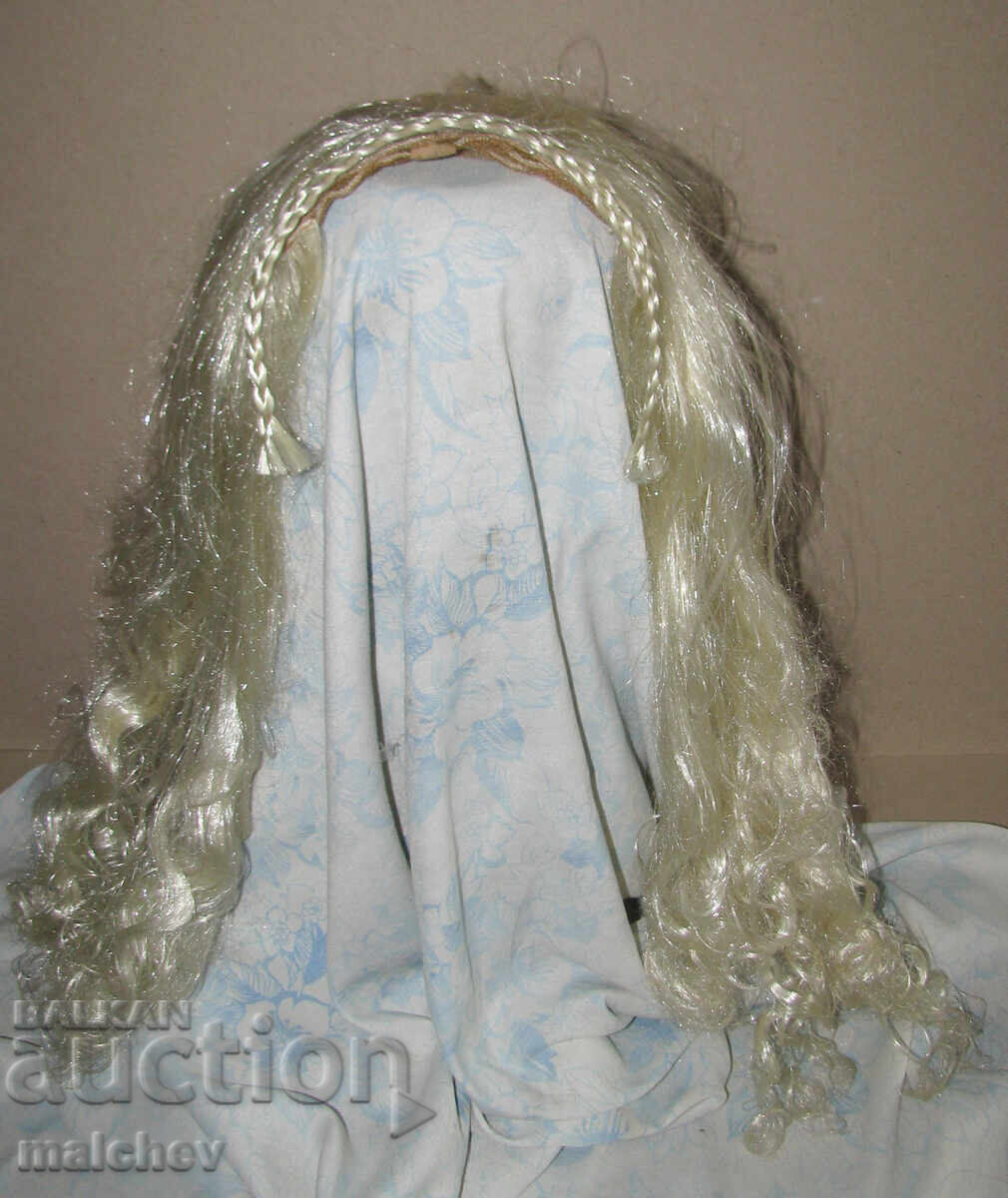 Wig made of artificial hair 70 cm, for a headband, in good condition with price 2.00 BGN | € 1.02 Wig made of artificial hair 70 cm, for a headband, in good condition with price 2.00 BGN | € 1.02