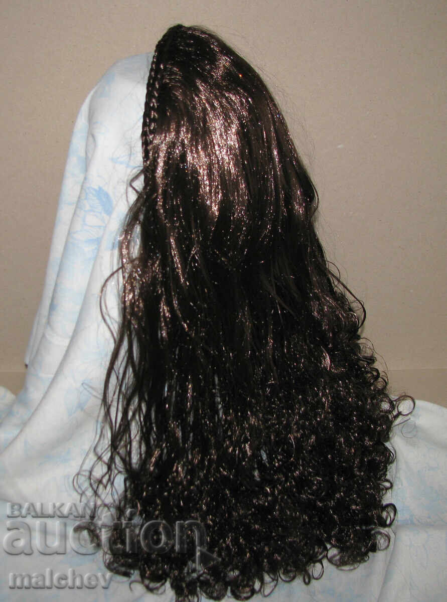 Perucă din păr sintetic 60 cm, pe diademă - 5 Perucă din păr sintetic 60 cm, pe diademă - 5