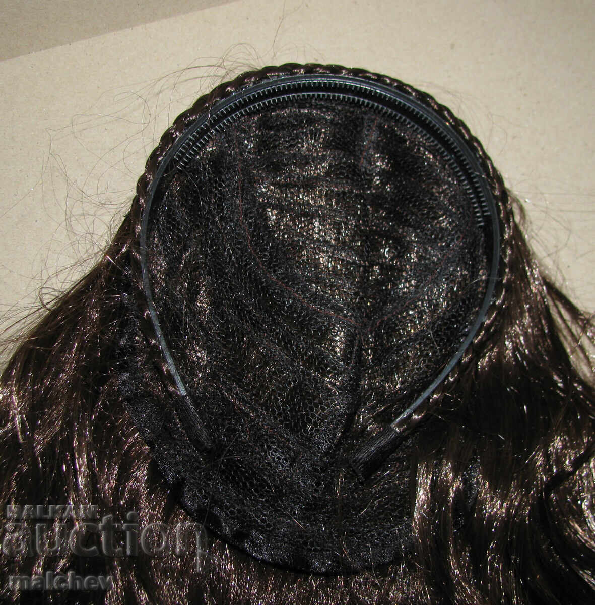 Perucă din păr sintetic 60 cm, pe diademă - 6 Perucă din păr sintetic 60 cm, pe diademă - 6