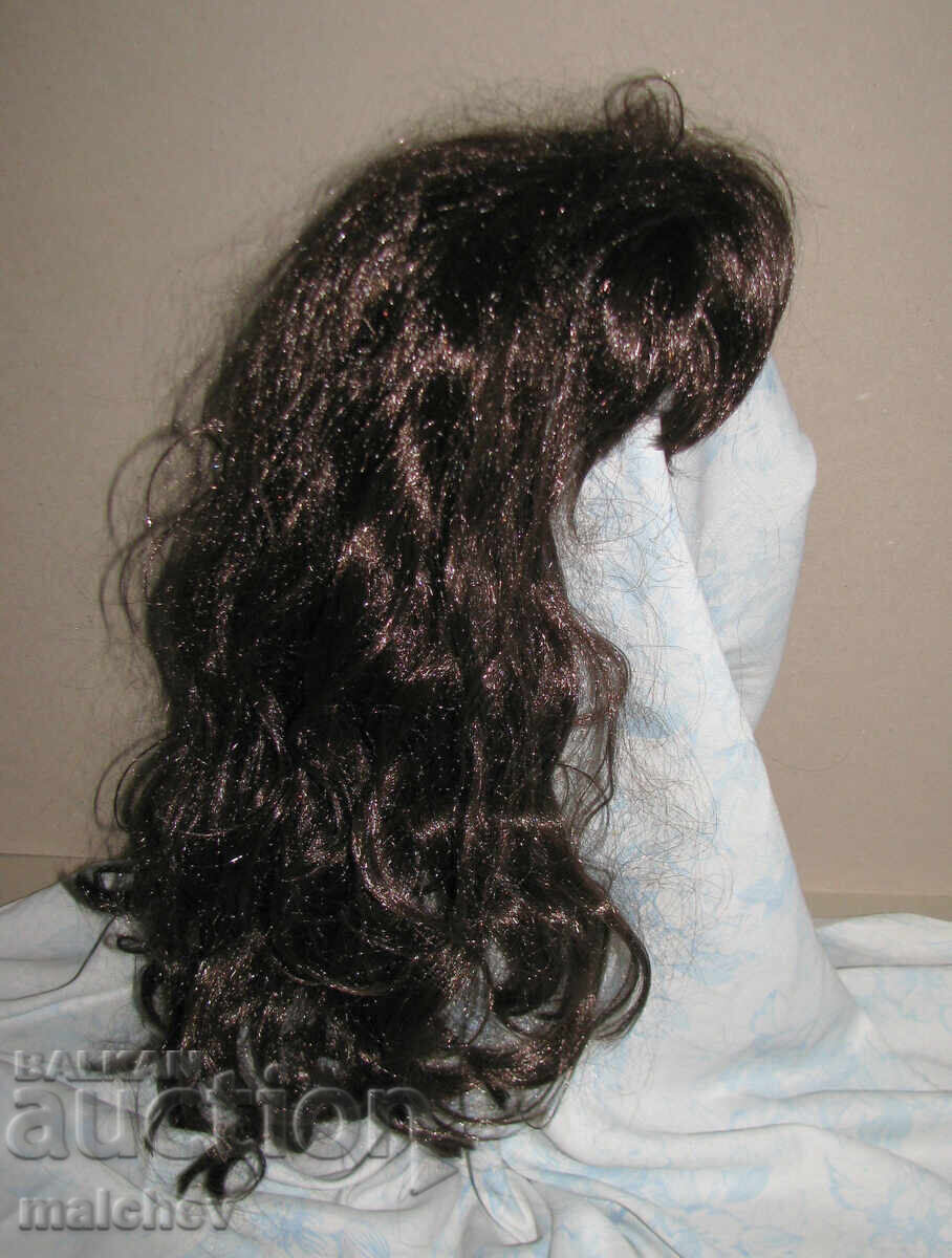 Wig made of artificial hair, 60 cm wavy, excellent - 5