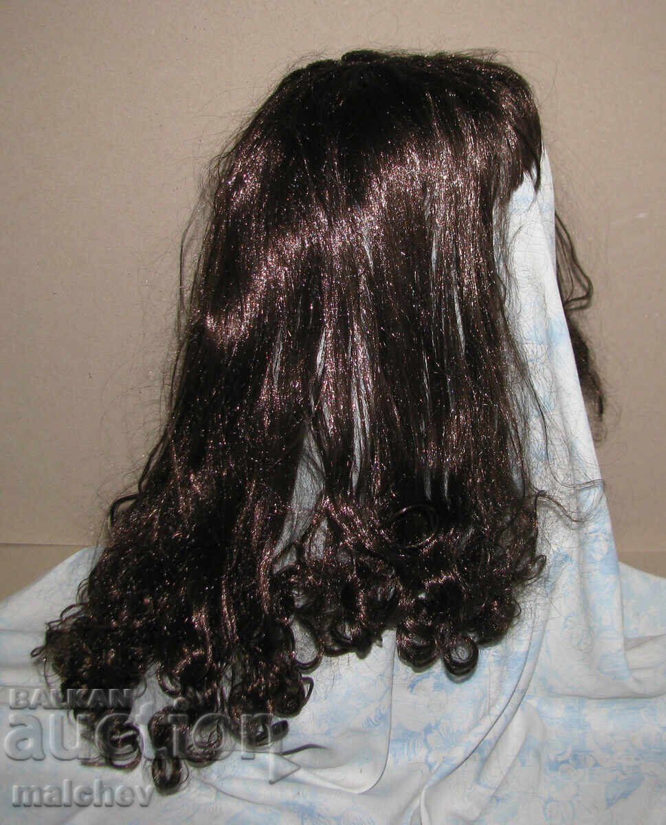 Wig made of artificial hair 60 cm curly, excellent - 5