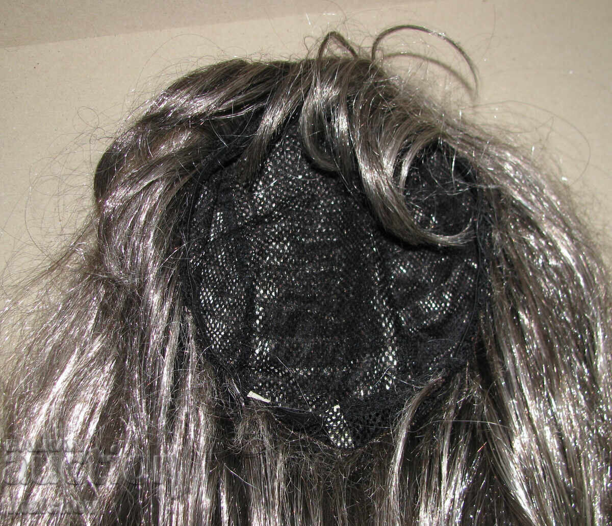 Perucă din păr sintetic 75 cm șatenă cu șuvițe, excelentă - 6 Perucă din păr sintetic 75 cm șatenă cu șuvițe, excelentă - 6