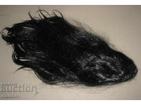 Перука от изкуствена коса 70 см черна права, отлична