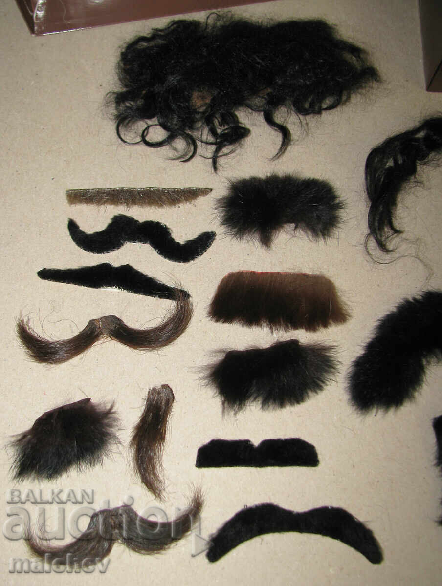 Theatrical Carnival Mustaches Beards Sideburns, Excellent with price 4.00 BGN | € 2.05