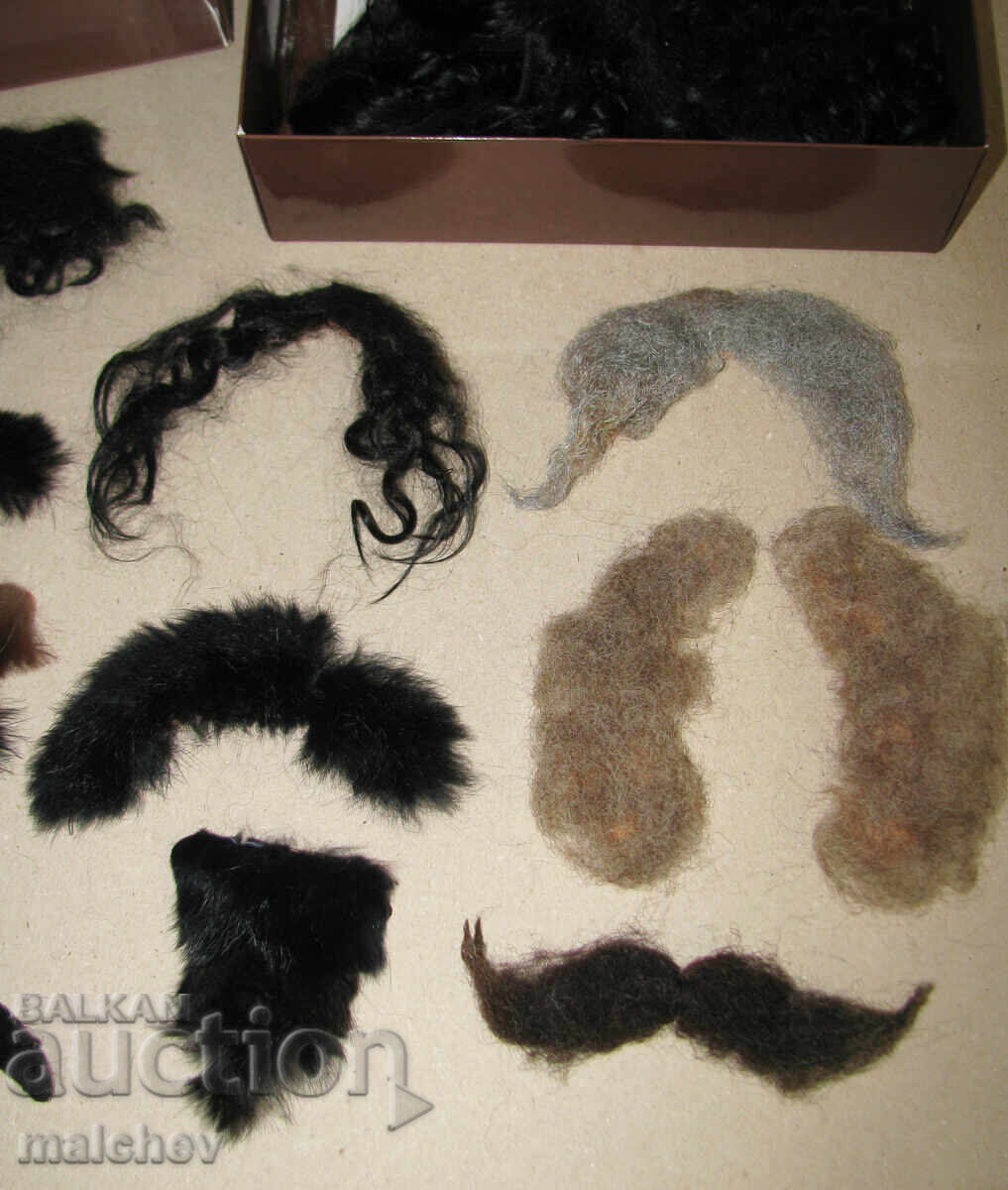 Auction  Theatrical Carnival Mustaches Beards Sideburns, Excellent
