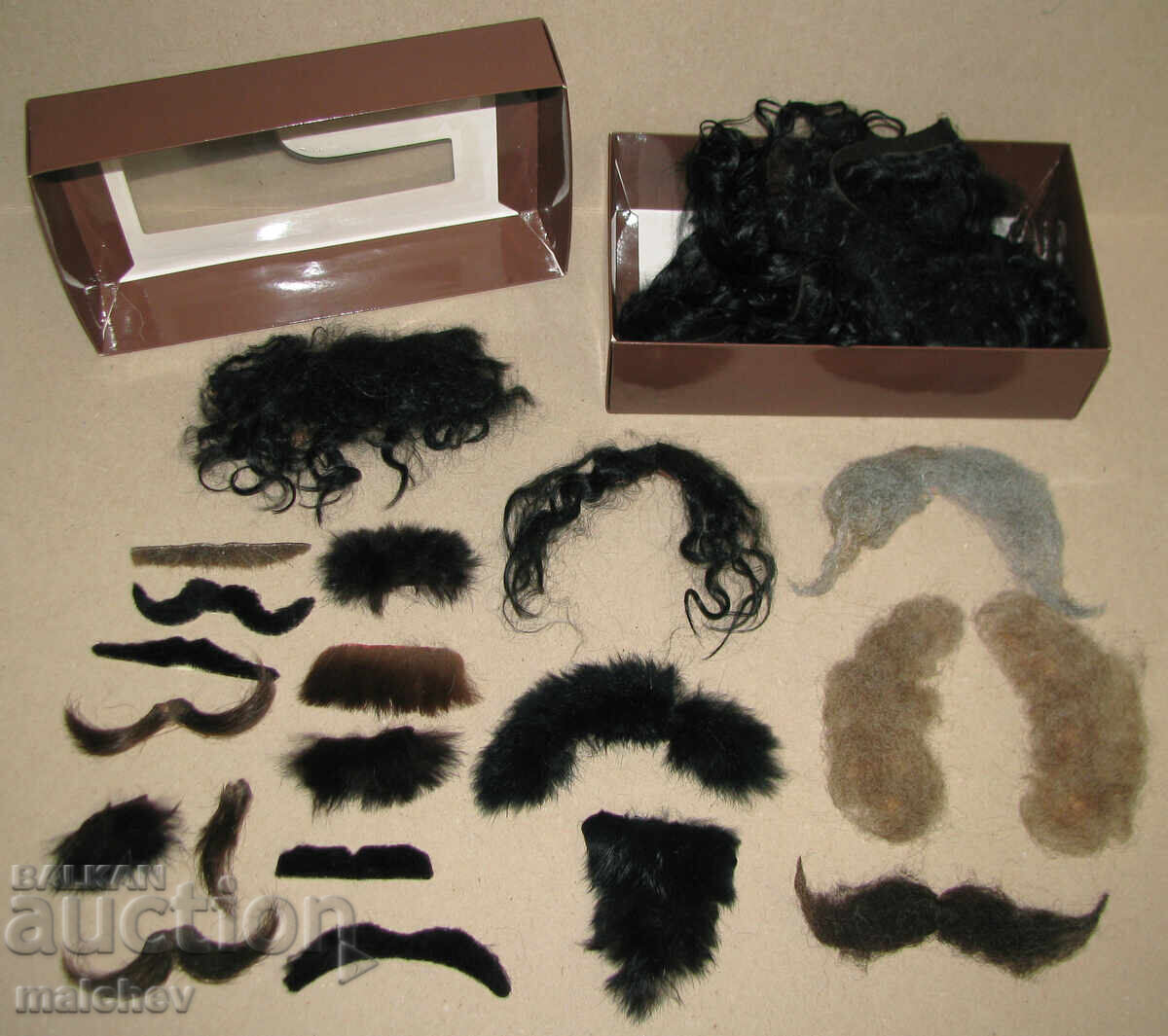 Theatrical Carnival Mustaches Beards Sideburns, Excellent