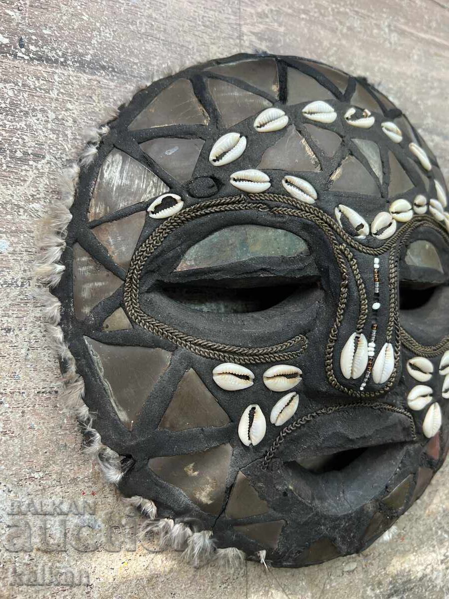 Δημοπρασία Αφρικανική μάσκα αυθεντική σπάνια Διάμετρος 34 εκ