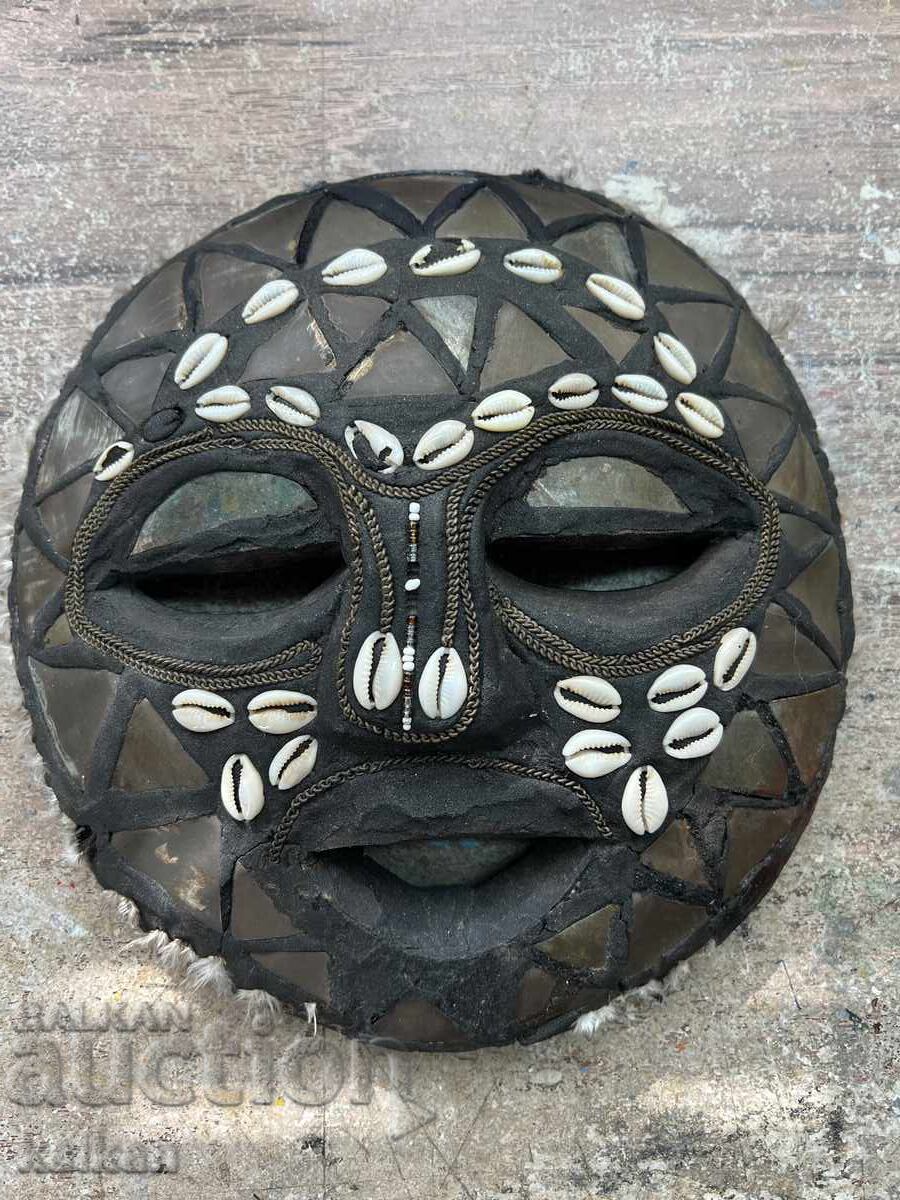 Αφρικανική μάσκα αυθεντική σπάνια Διάμετρος 34 εκ