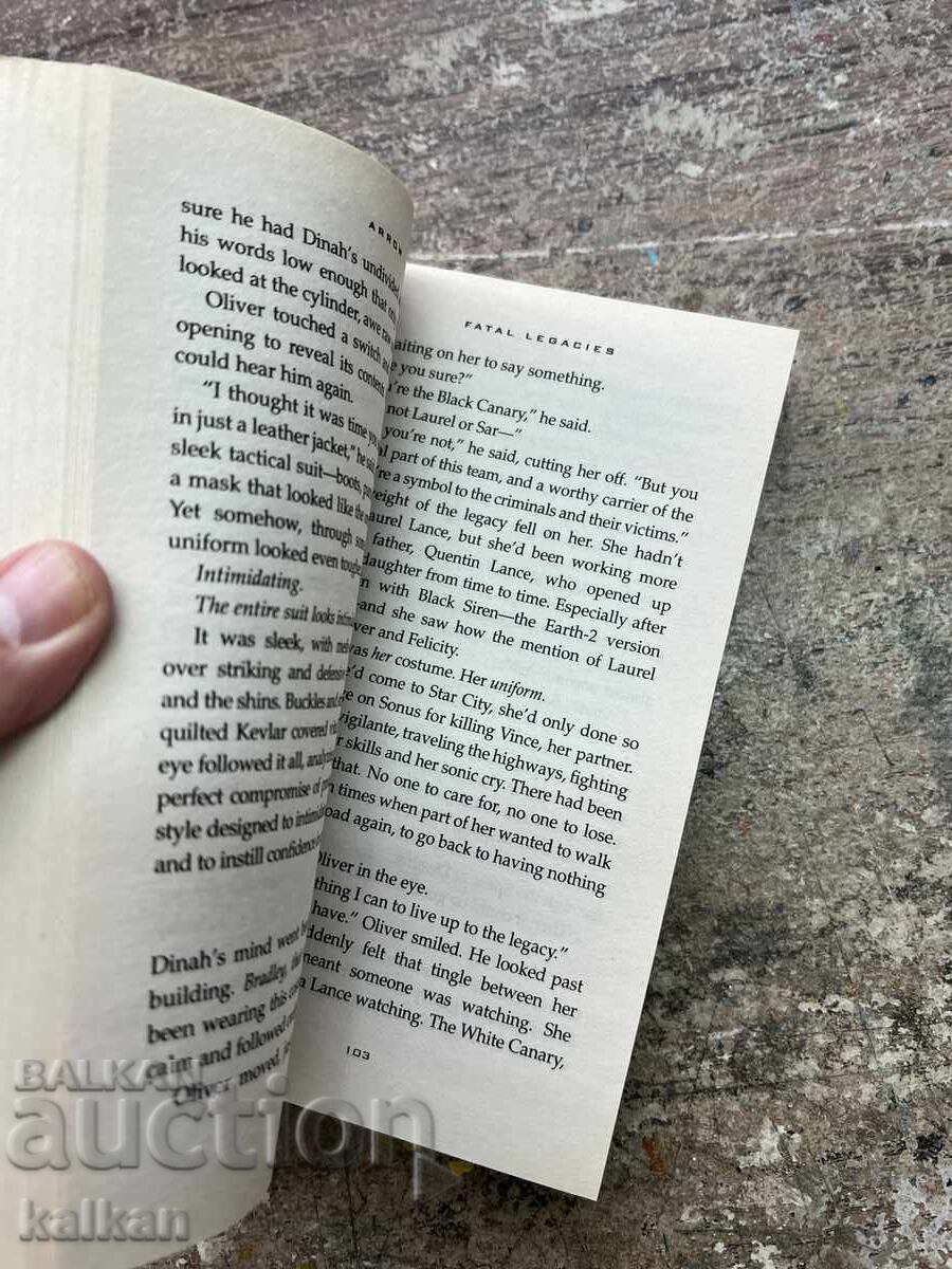 Delivery of Arrow Season 5.5 Fatal Legacies Book