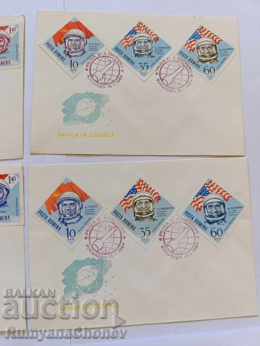 Auction  First Day Covers Romania 1964