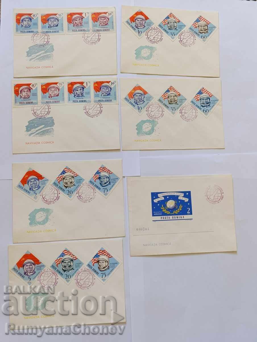 First Day Covers Romania 1964