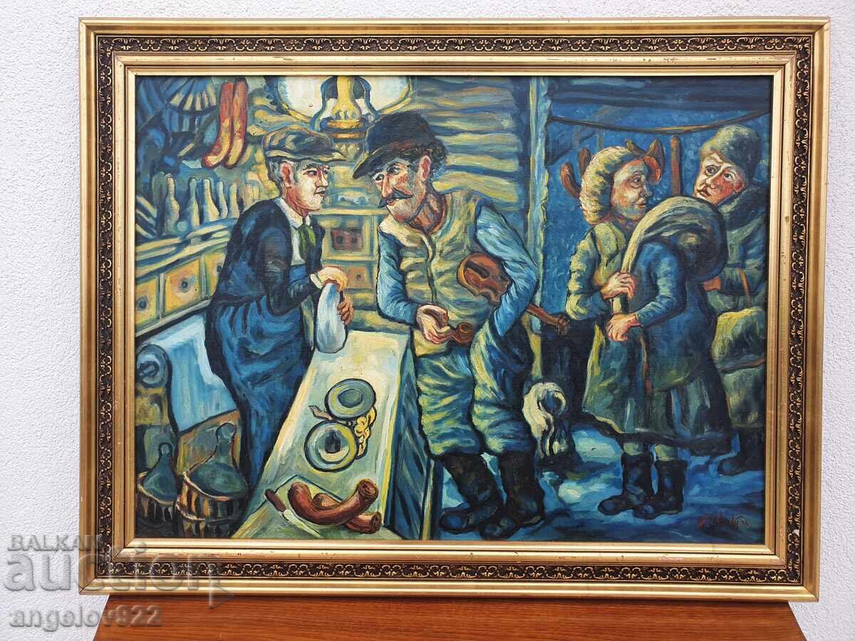 Large Original oil painting on canvas!!! with price 180.00 BGN | € 92.03