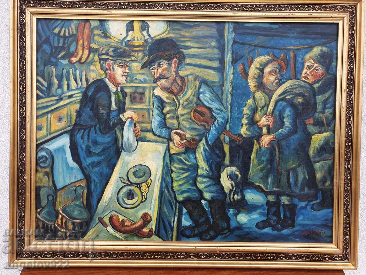 Delivery of Large Original oil painting on canvas!!!