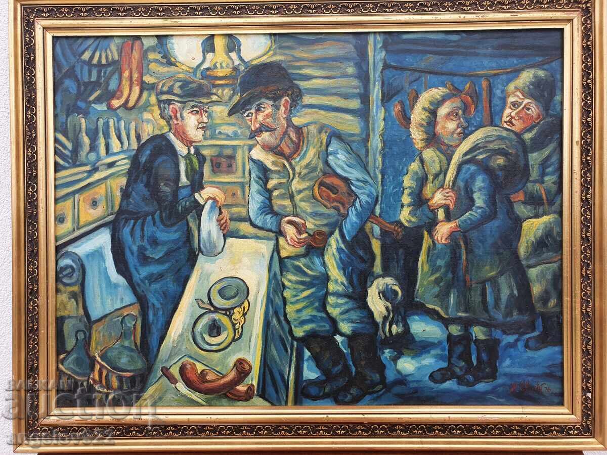 Large Original oil painting on canvas!!! - 5