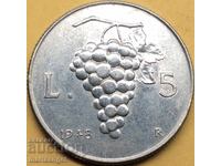 5 λίρες 1948 Ιταλία