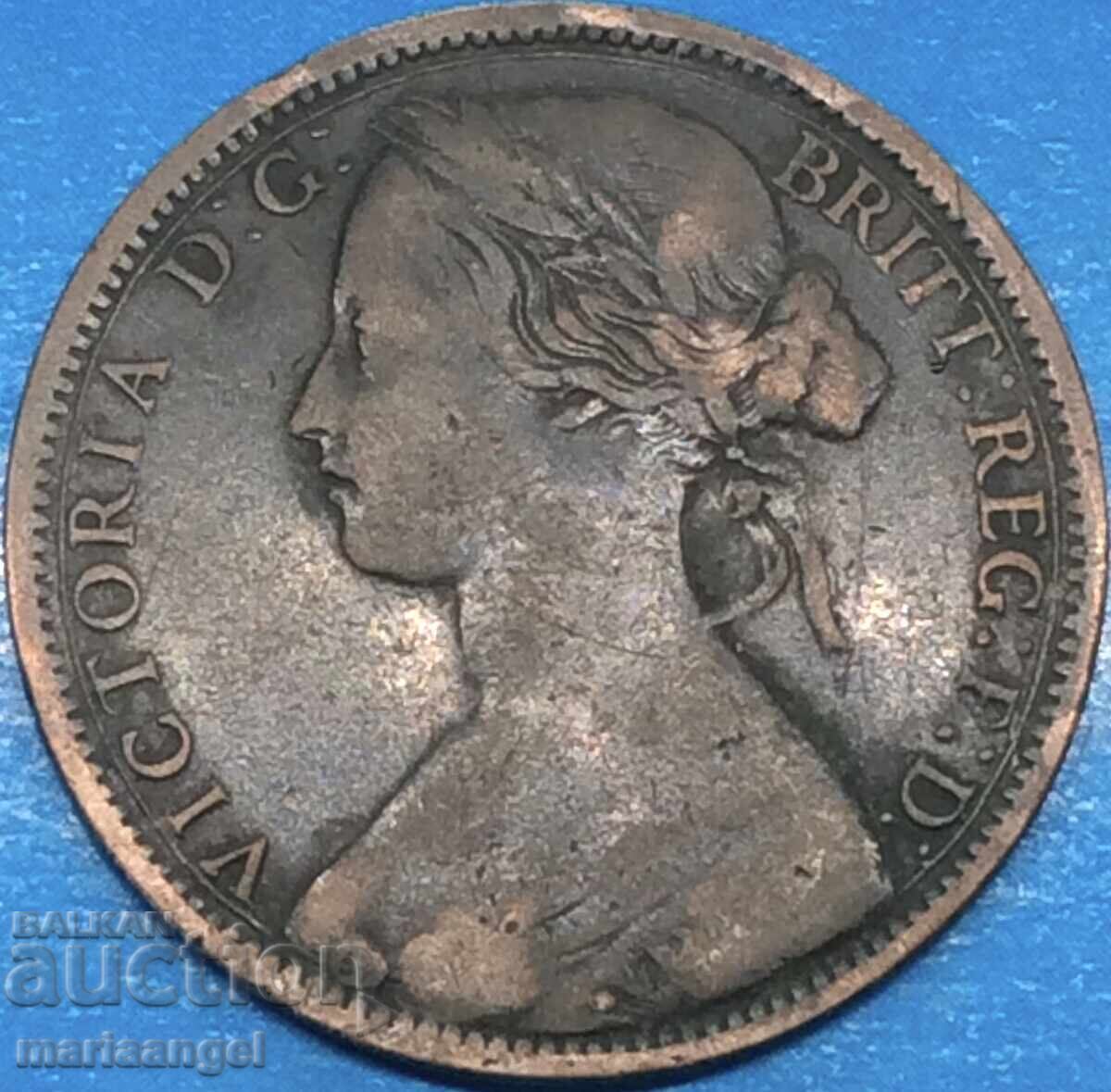 Great Britain 1 penny 1862 30mm bronze with price 14.00 BGN | € 7.16 Great Britain 1 penny 1862 30mm bronze with price 14.00 BGN | € 7.16