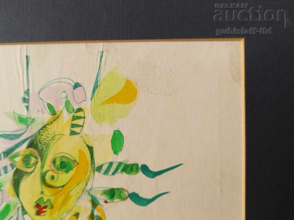 Auction Painting, figure, artist I. Yakhnadzhiev, 2000 Auction Painting, figure, artist I. Yakhnadzhiev, 2000