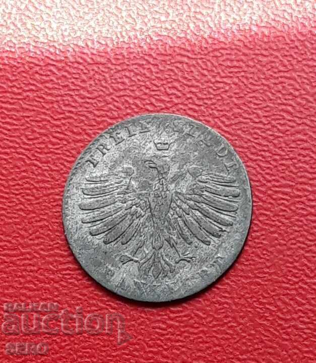 Germany - Frankfurt am Main - 1 Kreuzer 1856 with price 9.01 BGN | € 4.61