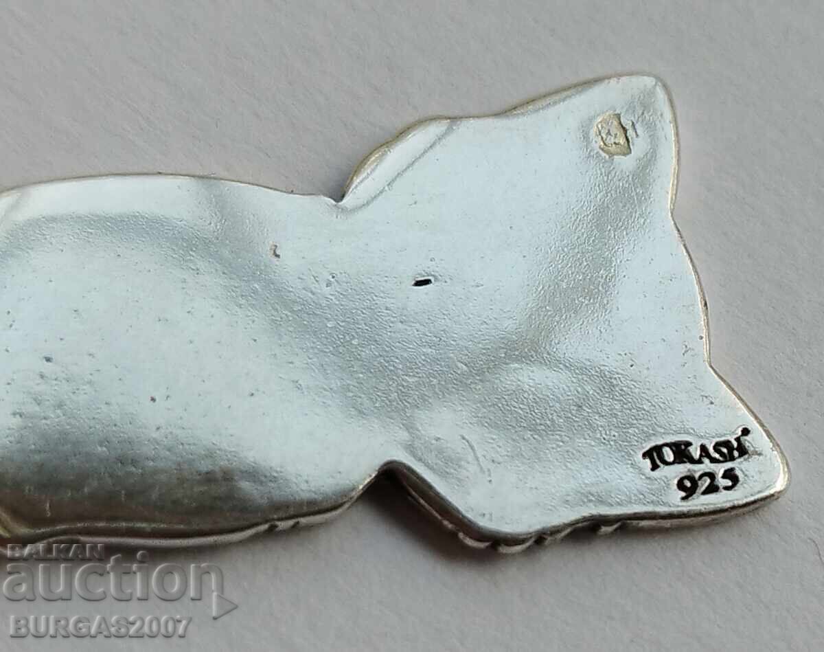 Livrarea Linguriță de argint pentru copil, pisică, 925, 10.5 gr