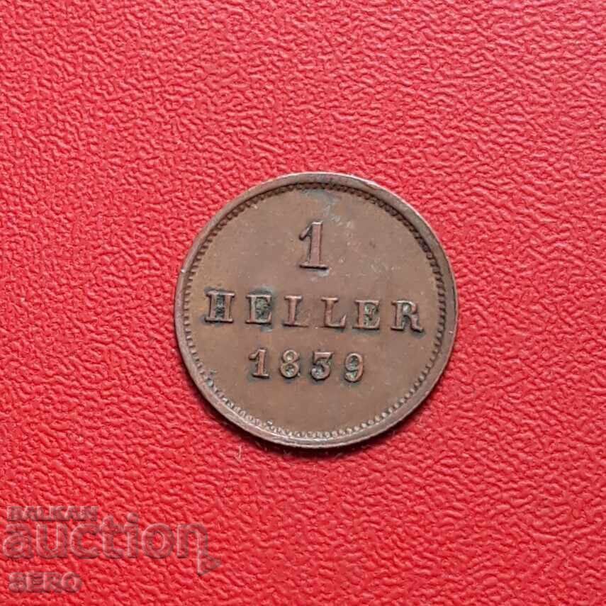 Γερμανία-Βαυαρία-1 χέλερ 1839-άριστη κατάσταση Γερμανία-Βαυαρία-1 χέλερ 1839-άριστη κατάσταση