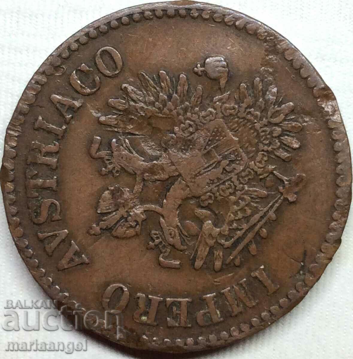 Lombardy Venice 10 centesimi 1852 11g Austria for Italy - 5