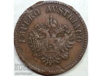 Lombardy Venice 10 centesimi 1852 11g Austria for Italy