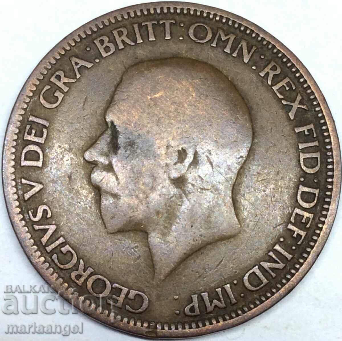 Great Britain 1/2 Penny 1931 George V Bronze - 7