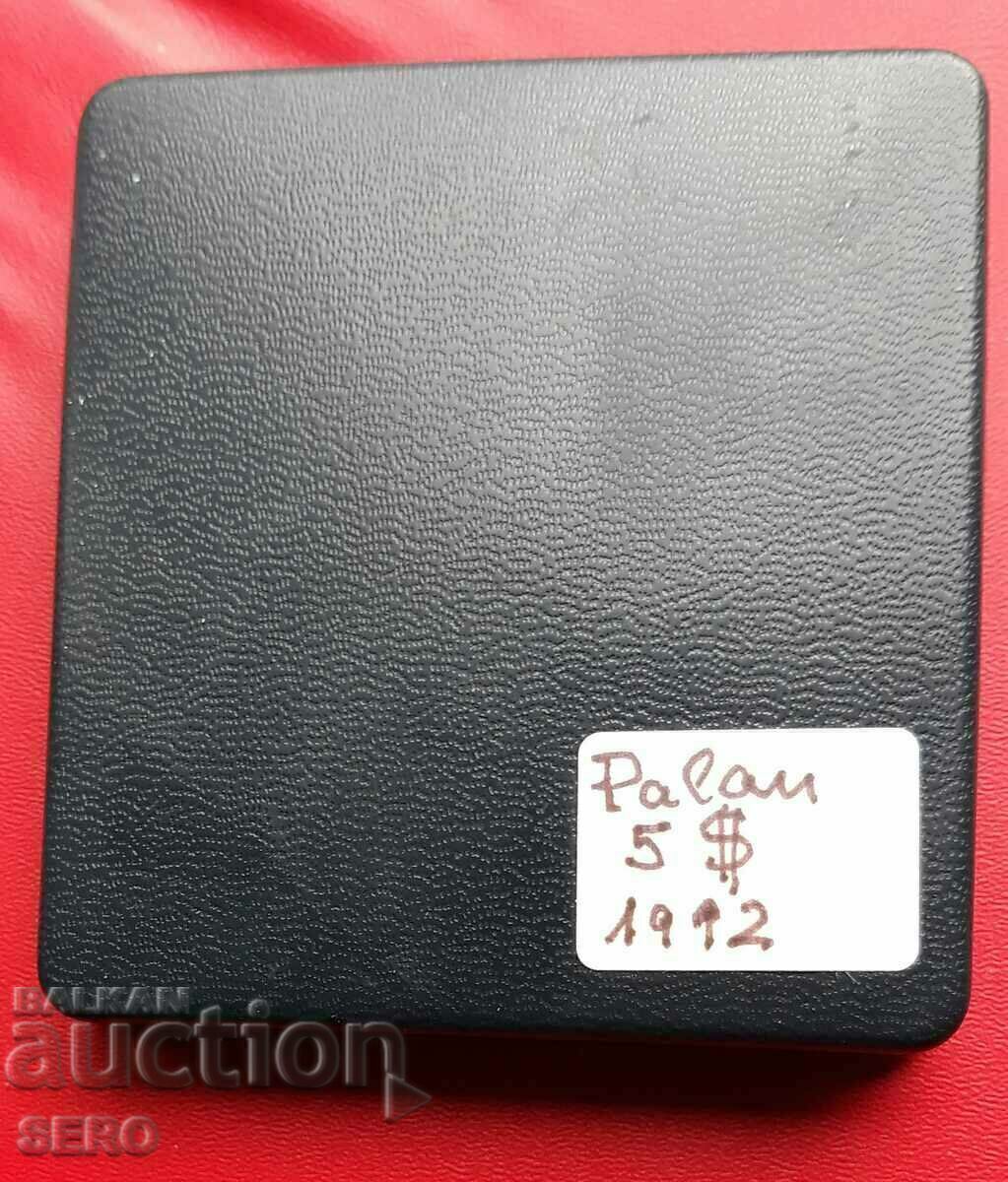 Livrarea Insula Palau-5 USD 1992-Conservare marine Livrarea Insula Palau-5 USD 1992-Conservare marine