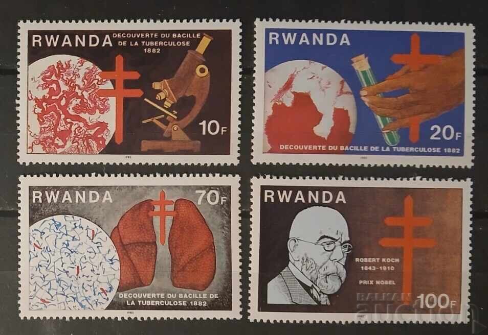 Ruanda 1982 Medicină/Personalități MNH Ruanda 1982 Medicină/Personalități MNH