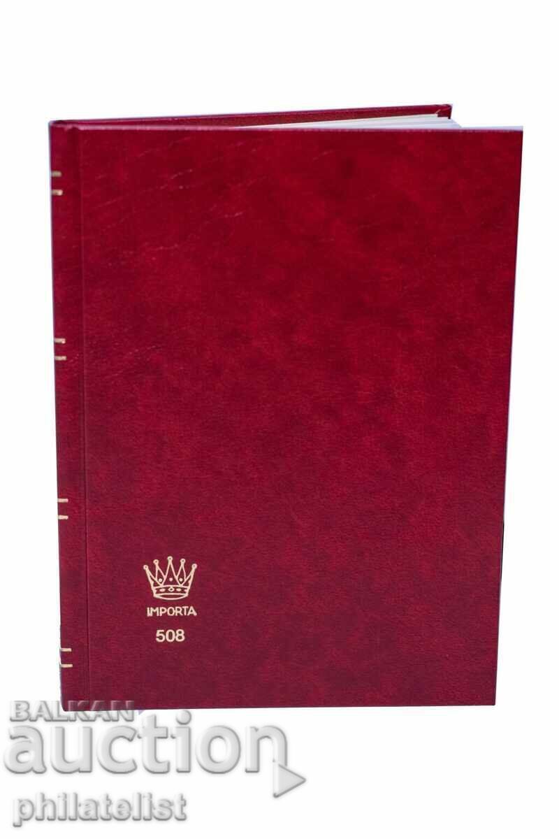 Importa 508 pocket stamp album with 8 white A6 sheets Importa 508 pocket stamp album with 8 white A6 sheets