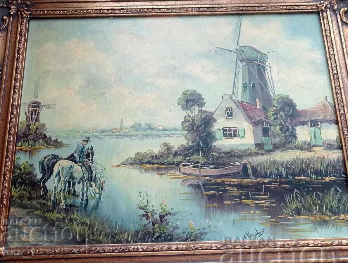 Доставка на К. Вершур/Корнелис Бутер,1888–1966, Оригинална картина Доставка на К. Вершур/Корнелис Бутер,1888–1966, Оригинална картина