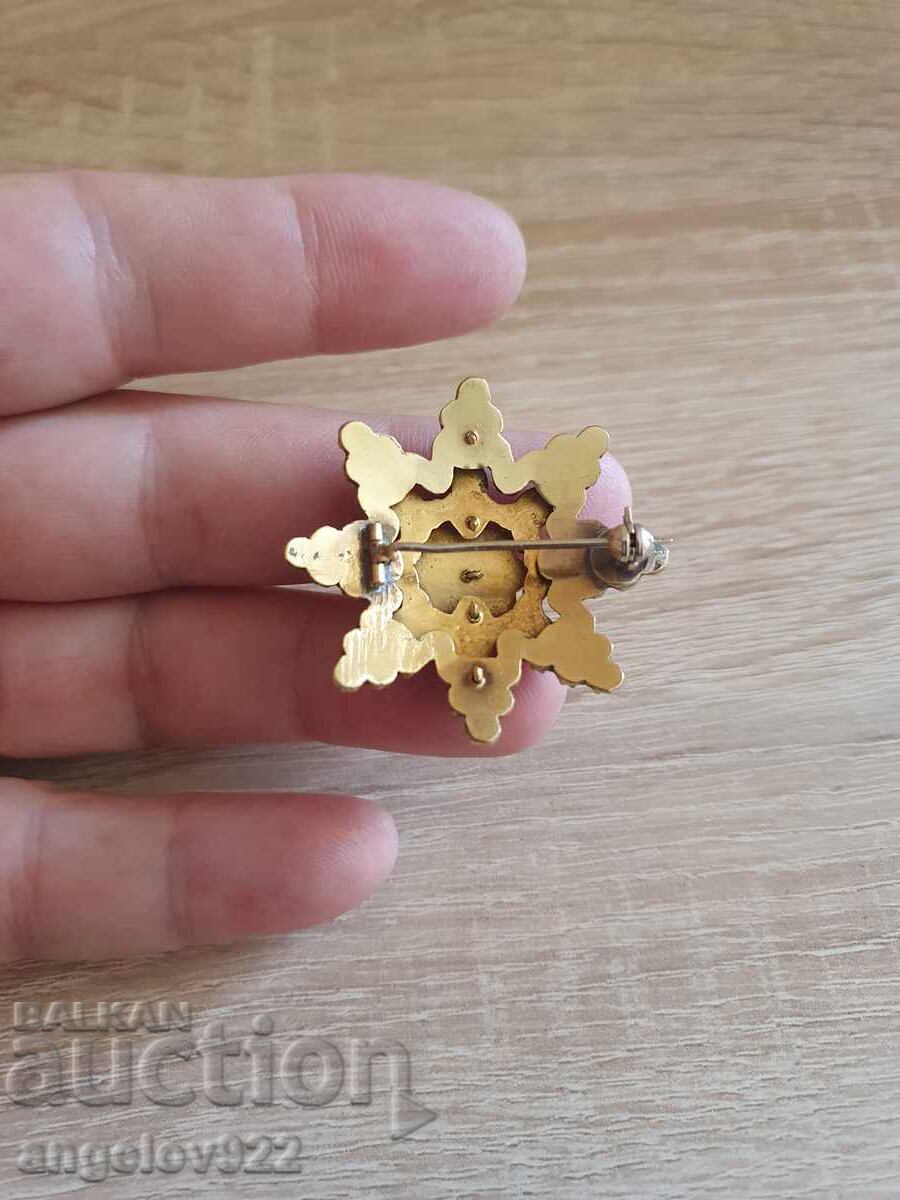 Vintage brooch with natural stones!!! - 7 Vintage brooch with natural stones!!! - 7