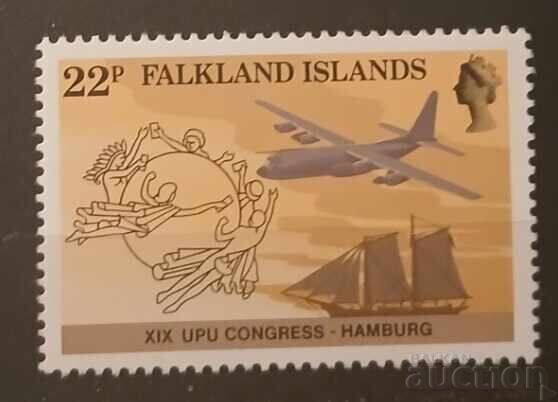 Φώκλαντ Ισλαντς 1984 UPU/UPU/Αεροπλάνα Πλοία MNH