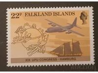 Φώκλαντ Ισλαντς 1984 UPU/UPU/Αεροπλάνα Πλοία MNH