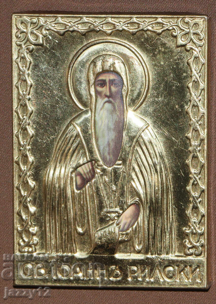 Miniature Icon of St. Ivan Rilski, brass frame with price 60.00 BGN | € 30.68